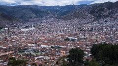 Cusco from the mountainside