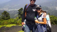 Hiking on a Guatemala Volcano