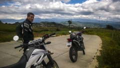 Dirt-bike riding in Guatemala