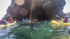 Kayaking to the Sea Caves