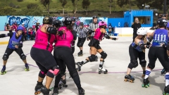 Blockers at Roller Derby