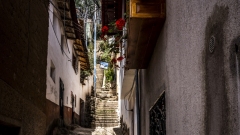 Narrow, Steep Alleyways of Cusco