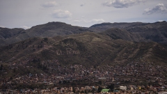 Cusco from the mountains above.